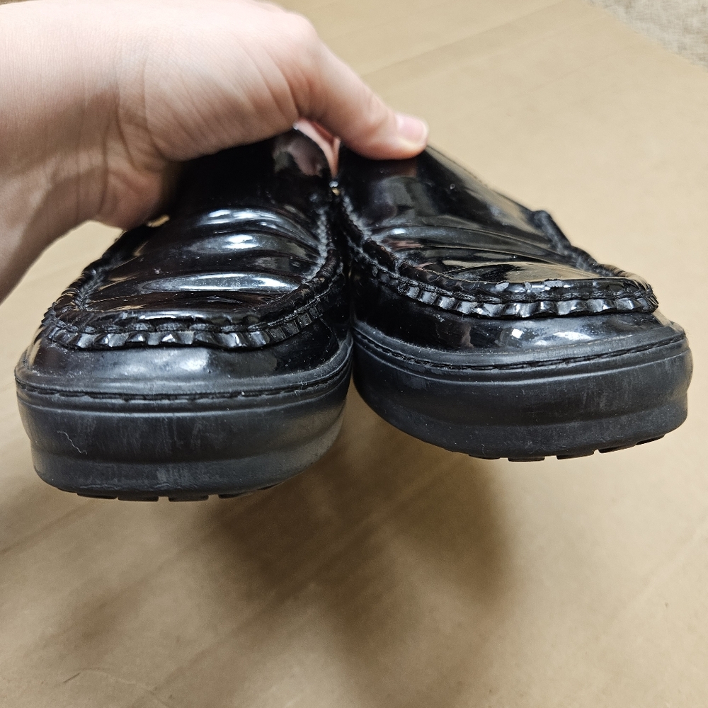 Tod's Driving Loafers Patent Leather Black Size 38 - Picture 8 of 14